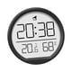 thumbnail image 2 of Reloj De Pared Digital Reloj De Cabecera 2,9 Pulgadas Con Pilas Para Oficina Elegante Negro, 2 of 2