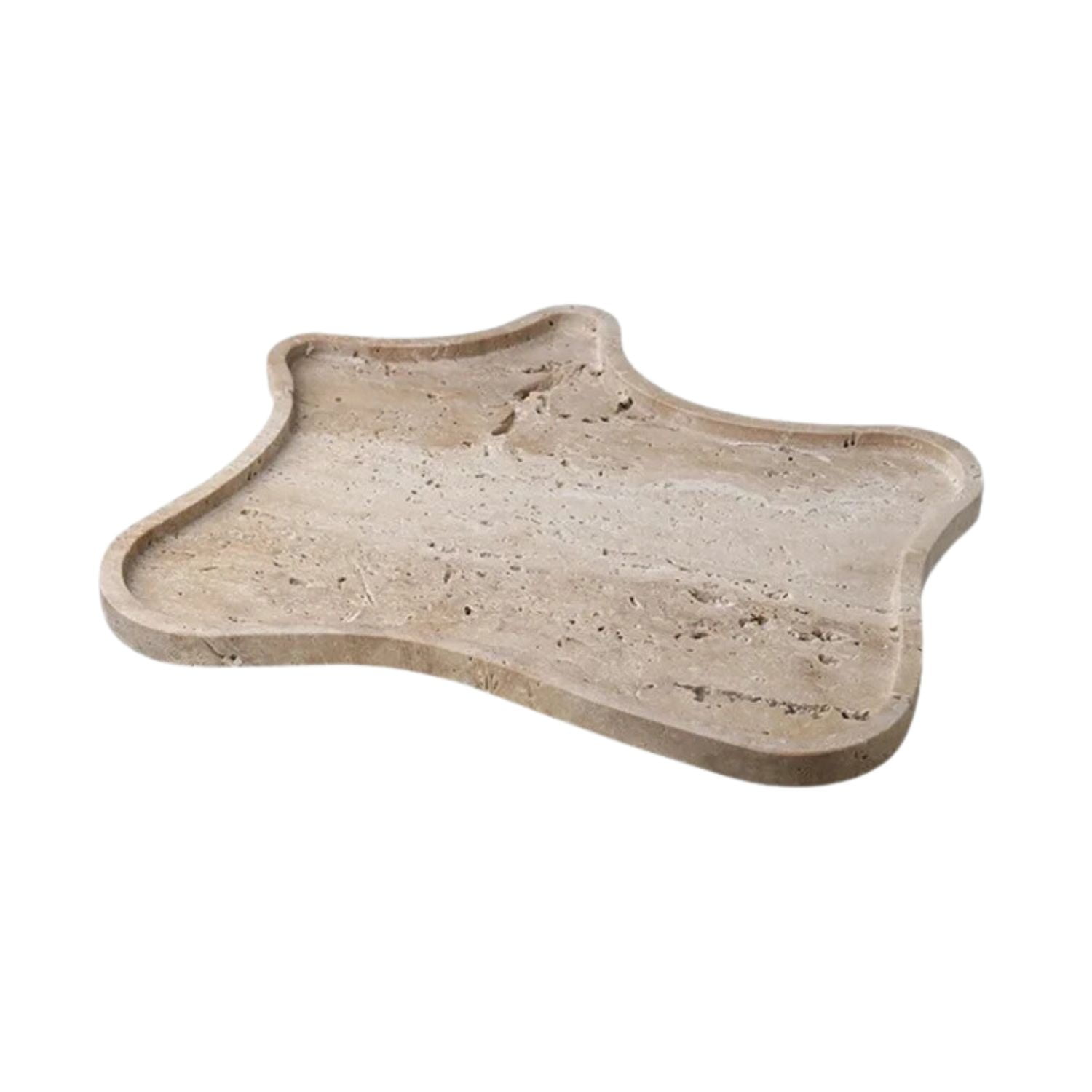 Santú Home & Deco - Bandeja De Piedra Decorativa Y Cocina Tabla Irregular