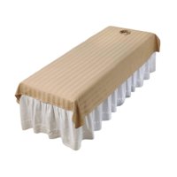 Magideal - Sábana De Salón Con Orificio Para La Cara, Portátil, Decorativa, Cómoda, Protectora Para Cama De Belleza, Para Interiores, Salones, Hoteles Y Salones