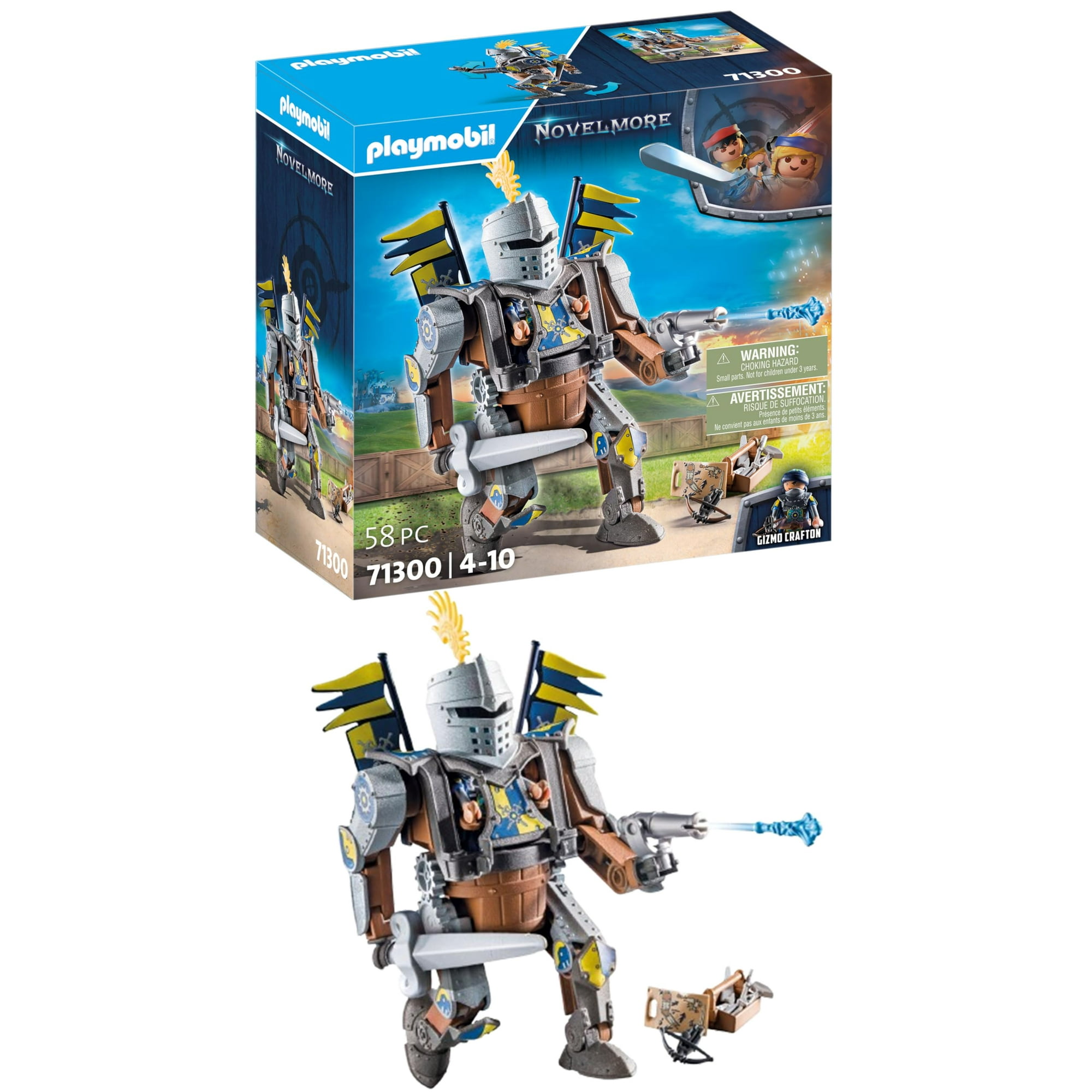 Robot De Combate Playmobil Novelmore Con Control De Caballero