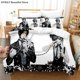 thumbnail image 1 of Black ButlerBedding Set Duvet Cover Pillowcases Kids Duvet Cover Set Bed Linen Home Textile, 1 of 5