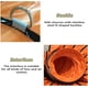 thumbnail image 5 of Manguera de PVC Flexible 5mts Conducto de ventilación de Vinilo retráctil portátil Ligero Conducto Flexible Aislado para Ventilador Extractor de Ventilador, 30cm 12 Pulgadas 5 Mts, 5 of 7