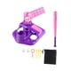 thumbnail image 5 of Máquina De Lanzamiento De Batte Con 4 Softbolas Y Bate Para Niños Violet De 3 A 5 Años, 5 of 5