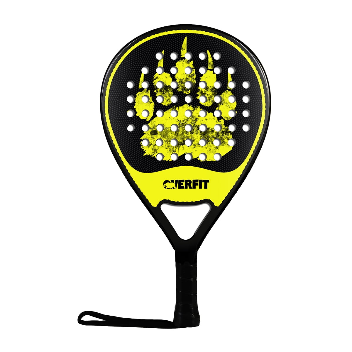 Pala De Padel Overfit Prostrike 38mm Fibra Híbrida + Bolso