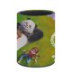 thumbnail image 3 of Stillwater-theme Cylinder Pen Holder Pencil Organizer with Flannel Lining PVC Leather Material Cardboard Base for study work 10*8CM, 3 of 6