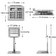 thumbnail image 3 of Soporte iPad Pro Air aluminio giratorio ajustable, 3 of 6