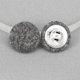 thumbnail image 1 of suxuMhao Botones de Felpa, 50 Piezas 24L Gris y Blanco Brasieres de Costura, Juego de Botones para Tela, Botones de Costura Decorativos y para Manualidades, Brasieres de Tela Reutilizables con, 1 of 3
