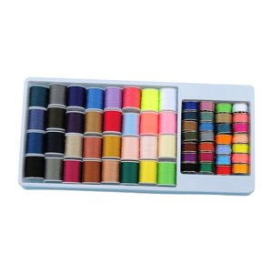 Magideal - Juego De Bobinas De Carretes De Hilo De Coser De 60X, De Hilo De Coser, Carretes De Hilo De Poliéster De Bricolaje Portátiles, Manualidades, Para