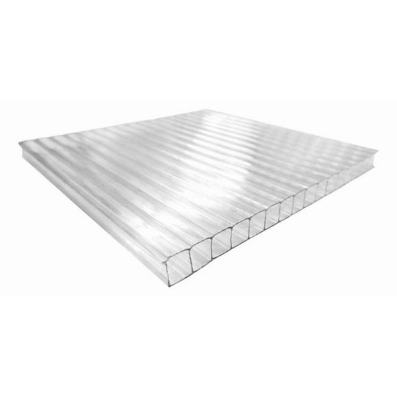 Policarbonato Alveolar 1050x1900x4mm Transparente Dvp