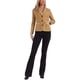 thumbnail image 2 of INSPIRE CHIC Chaqueta de Botones con Cuello de Solapa de Manga Larga para Mujer de Imitación de Ante M Caqui, 2 of 6