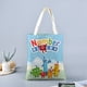 thumbnail image 2 of Numberblocks Bolso de tela con estampado de lienzo para mujer, bolsa de compras reutilizable y estética, con cremallera interior, regalo para mujer,40*45cm., 2 of 6