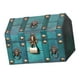 thumbnail image 1 of Cofre Del Tesoro Pirata Con Cerradura De Combinación Baúl Decorativo Creativo De Madera Verde, 1 of 3