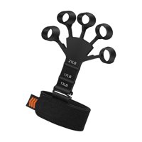 Magideal - Ejercitador De Dedos Ejercicio De Potencia Banda De Resistencia De Los Dedos Dispositivo Extensor Ajustable Fortalecedor De Dedos Para Entrenamiento , 1Pc Negro