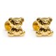 thumbnail image 1 of Aros Abridores Osito 6x7mm Oro 14k Oso Bebé Niña Dorado, 1 of 5
