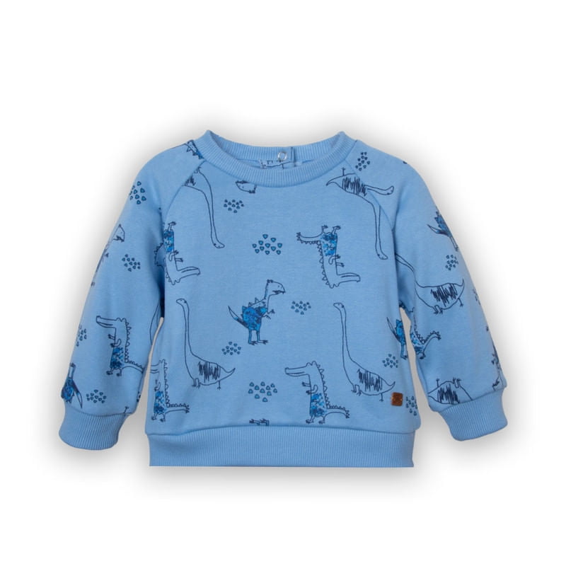 Polerón Bebe Niño Celeste Pillin