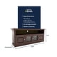 thumbnail image 4 of Rack Berlin 1800 Madera Chocolate Vidrio, 4 of 5
