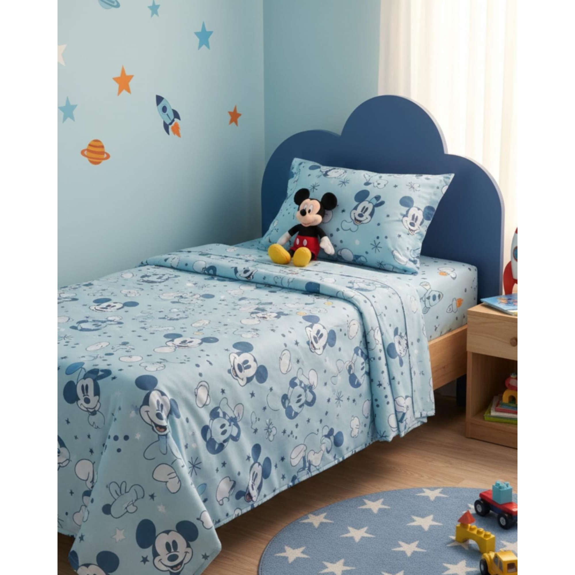 Mylhogar - Juego De Sabanas Plaza Y Media Mickey Mouse