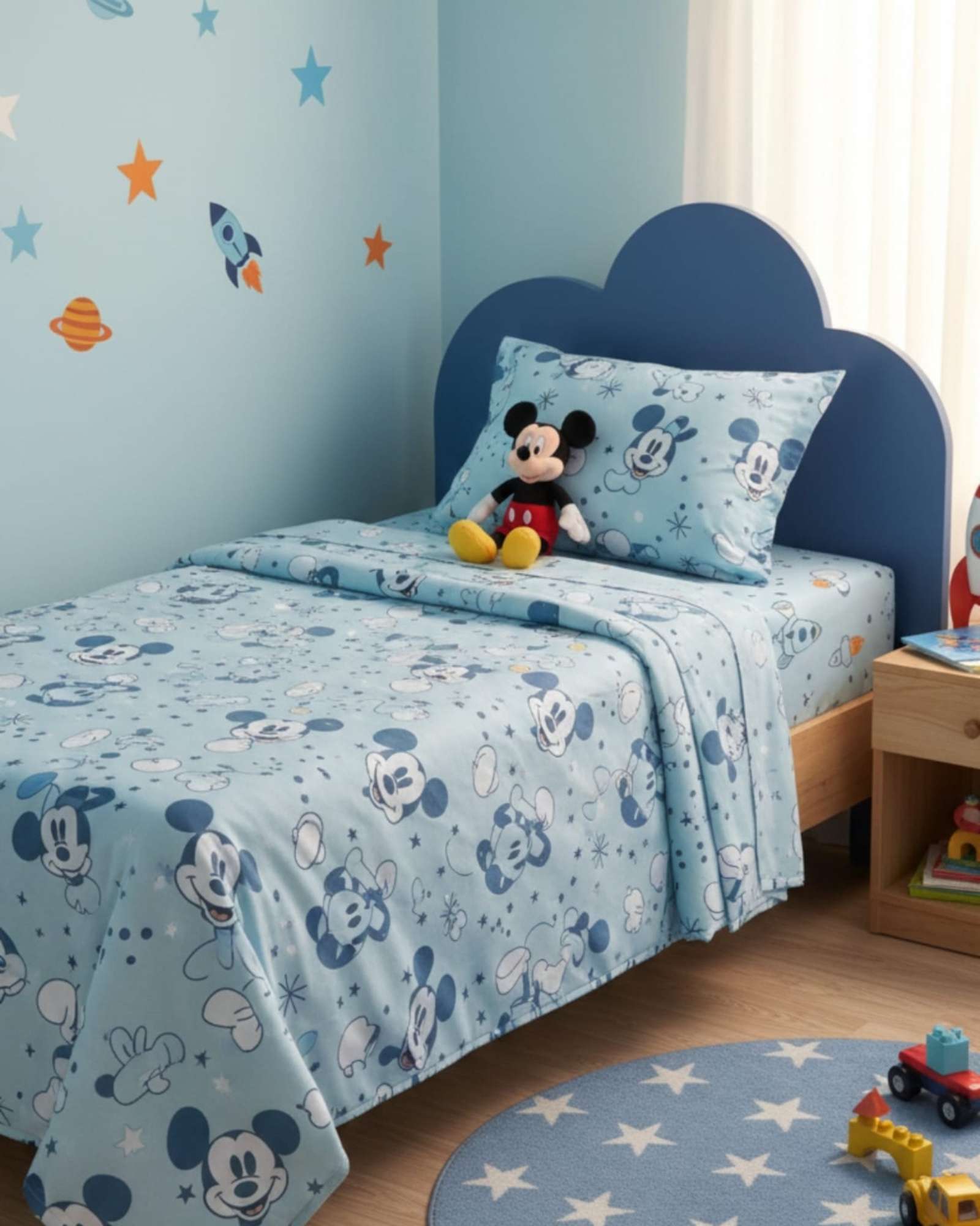 Mylhogar - Juego De Sabanas Plaza Y Media Mickey Mouse