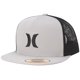 thumbnail image 1 of Gorra Hurley de Visera Plana con Panel de Malla y Cierre de Presión estilo Camionero, 1 of 7
