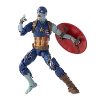 Figura Capitán América Zombie Hasbro Marvel 6 Pulgadas