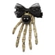 thumbnail image 2 of Accesorio De Disfraz De Horquilla Con Pinza Para El Pelo De Mano De Calavera Para Decoración De Fiesta Y Cosplay Negro, 2 of 3