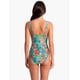 thumbnail image 2 of Traje de baño reductor copa doble d estampado verde, 2 of 2