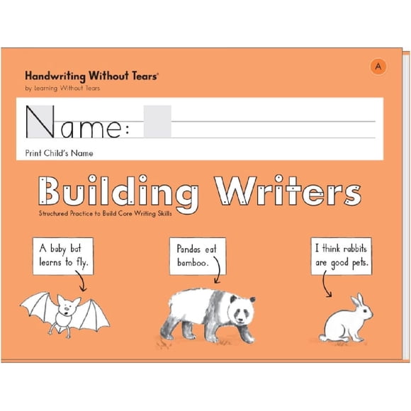 Cuaderno de trabajo Learning Without Tears Building Writers K+