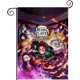thumbnail image 1 of Demon Slayer-bandera de jardín temática. Regalo perfecto para fans, amigos y familiares, ideal para actividades al aire libre y decoración de fiestas.28CM*45CM, 1 of 5