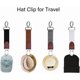 thumbnail image 4 of 4 clips para sombreros de viaje para bolsas, mochilas, equipaje, sombreros, estuches de viaje, soportes para sombreros, clips elásticos, accesorios de viaje para exteriores para mujeres, hombres, niño, 4 of 6