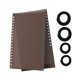 thumbnail image 3 of Tela Reclinable De 160 Cm X 48 Cm Para Sillón Reclinable Zero Gravity Sling Chair Marrón, 3 of 5