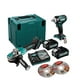 thumbnail image 1 of Kit Makita GA046GM202-1 Esmeril 4.1/2+ Llave Impacto 1/2-40v, 1 of 7