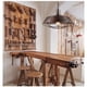 thumbnail image 3 of Suspensión de luminarias vintage estilo industrial, plafonnier rétro éclairage intérieur, lámpara de cocina salón salle à manger chambre, Ø 260mm, rouille, 3 of 5