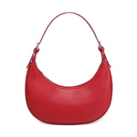 Bolso De Hombro Syxlcygj Fashion Small Crescent Para Mujer Rojo