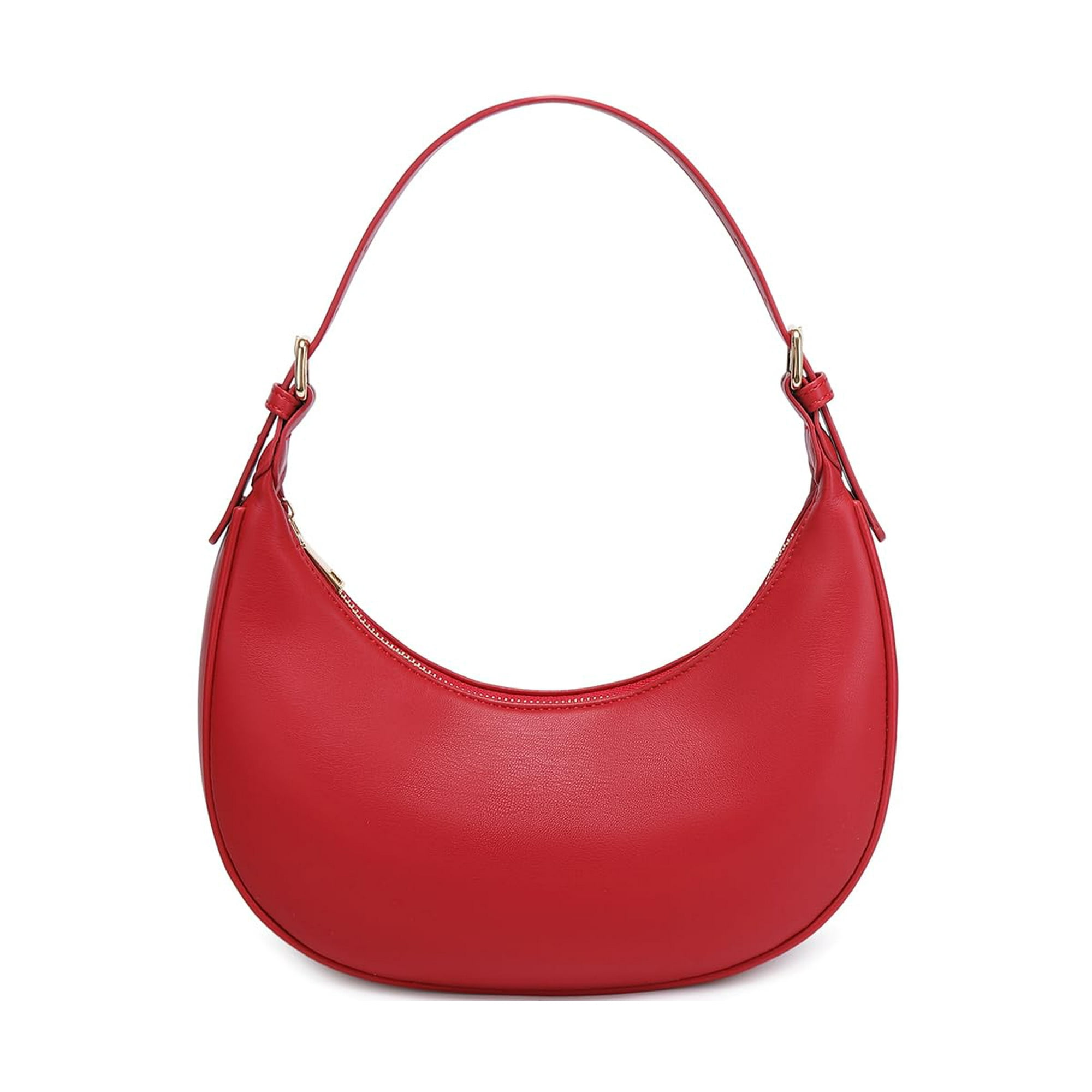 Bolso De Hombro Syxlcygj Fashion Small Crescent Para Mujer Rojo