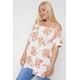 thumbnail image 4 of Top con Hombros Descubiertos y Estampado Floral, Talla 3XL, 4 of 5