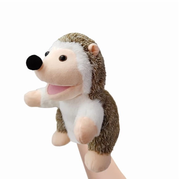 Títeres de mano de animales LOMTRATS con boca móvil, 25 cm