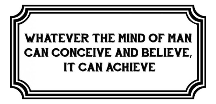 Rienda Libre Graphics - Decomural Man Can Achieve Inspirational Ws-34301