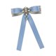 thumbnail image 3 of Broche De Lazo De Cinta Preatado Con Lazo, Corbata De Moda Para Traje, Uniforme, Banquete, Azul, 3 of 5