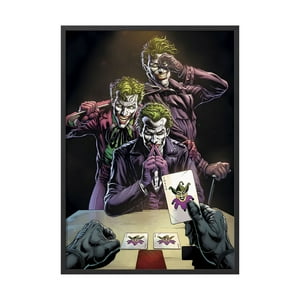 Creango - Cuadro Poster Enmarcado The Joker El Guason Dc Decorativo