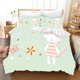 thumbnail image 1 of Lovely Cat Flower Duvet Quilt Covers Pillow Case Bedding Sets3-Piece Bedding Set (1 Duvet Cover + 2 Pillow Shams), 1 of 3