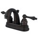 thumbnail image 1 of Grifo para lavabo Kingston Brass Restoration de 4 pulgadas, instalación central, 1 of 1