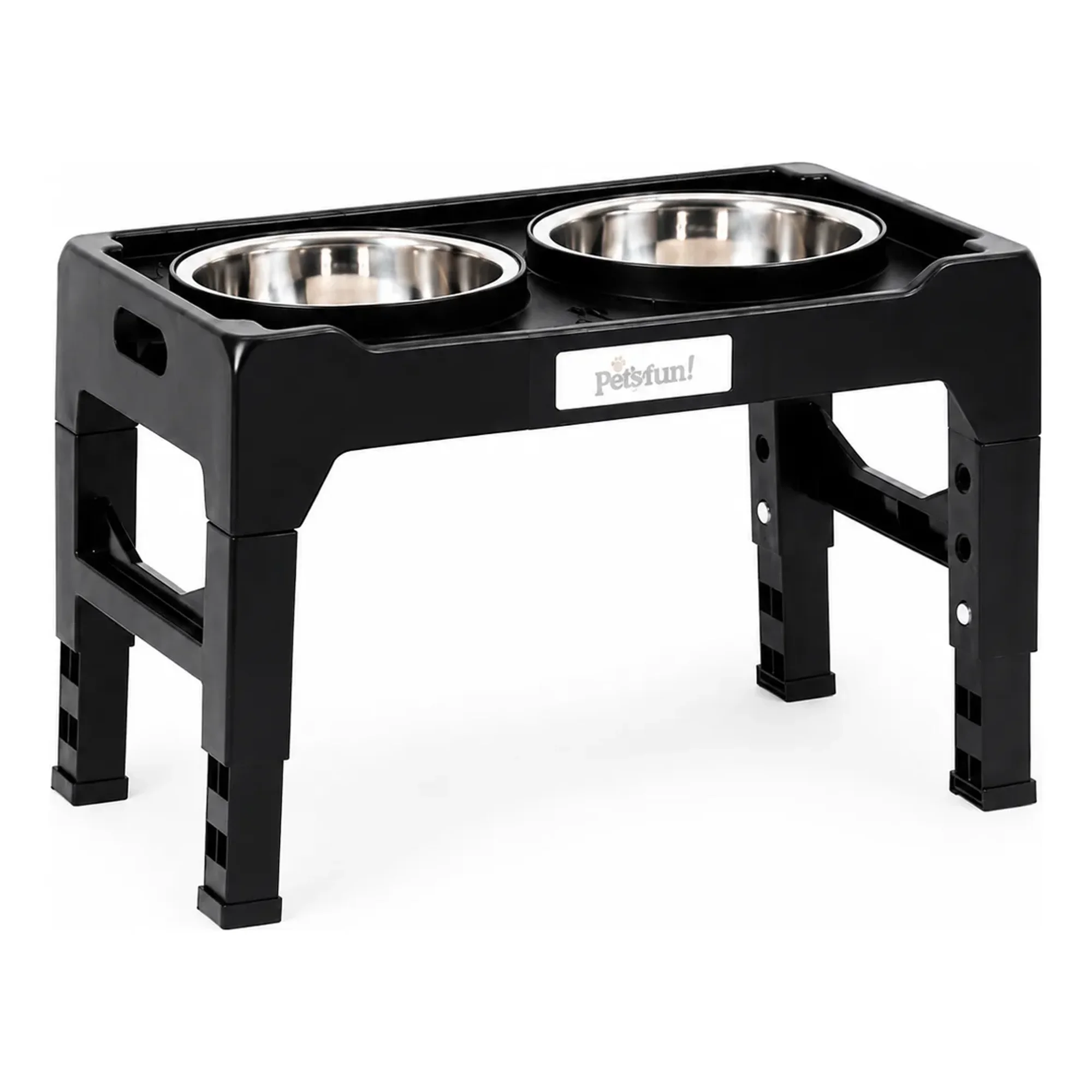 PLATO DOBLE ALTO ALTURA AJUSTABLE 1.4LT PETS FUN