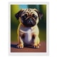 thumbnail image 1 of Kit de Pintura de Diamantes 5D Diseño Pug Desmarcar 30x40cm, 1 of 6