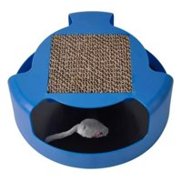 Genérico - Juguete Interactivo Con Rascador Y Raton Para Gatos Mascota