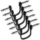 thumbnail image 1 of Paquete de 6 cables Heams Professional para guitarra Heams Professional, 30 cm, color negro, 1 of 7