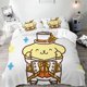thumbnail image 1 of v1372 Bed Sheets Pompompurin Duvet Set Room Decoration Home Bedding Set Multi-size Single Double Bed Suitable for Adults and Children Sewing 3-Piece Bedding Set (1 Duvet Cover + 2 Pillow Shams) Bed Sh, 1 of 5