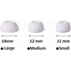 thumbnail image 3 of Eartips Silicona Samsung Galaxy Buds 3 Pro 6 Pares, 3 of 3