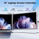 thumbnail image 2 of Extensor de Pantalla INEAUTO 14 FHD 1080P Triple Monitor, 2 of 3