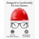 thumbnail image 3 of Gafas de seguridad Aqulius Crystal Clear Over, paquete de 48, 3 of 5