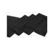 thumbnail image 4 of INSPIRE CHIC Pañuelos de Mujer Color Sólido Pañuelo de Seda Envoltorios Largos para el Cuello Negro, 4 of 6